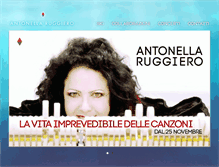 Tablet Screenshot of antonellaruggiero.com